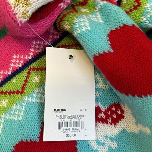 NWOT Kohl’s Sweater - Picture 4 of 4
